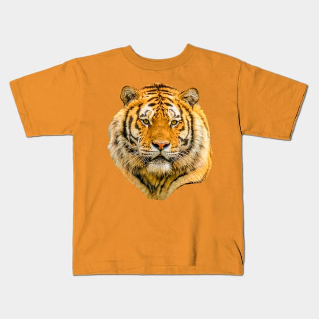 Siberian Tiger Kids T-Shirt by dalyndigaital2@gmail.com